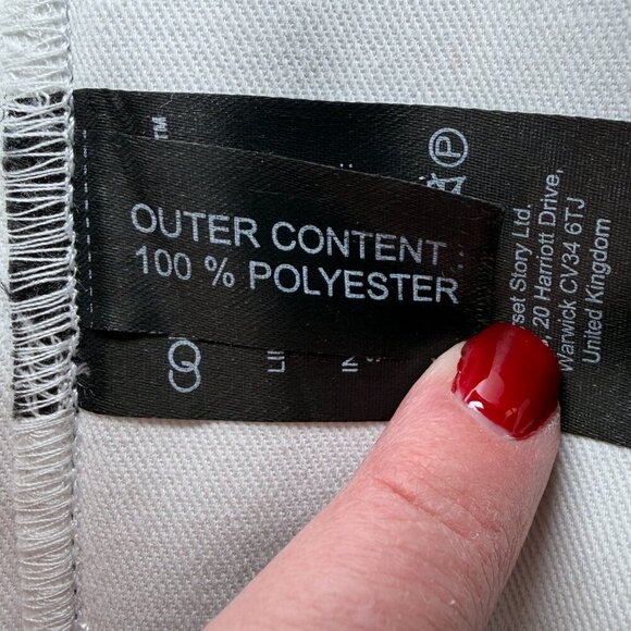 NWT CORSET STORY Steampunk Double Breasted Corset Jacket Ivory Sz 26" - Picture 15 of 16